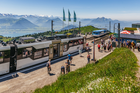 Vitznau: Train Tickets and Rigi Mineral Baths Day Ticket