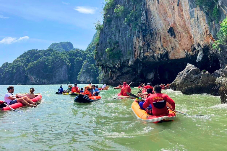 Krabi: Luxury Vintage Wooden Boat Cruise With Island Hopping Private: One day 4 Islands Tour