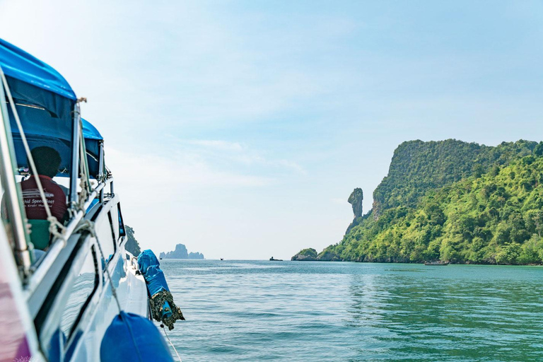 Krabi: 4 öar och Thale Waeks sandstångstur med motorbåt