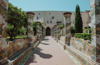Napoli: Tour guidato di gruppo del Chiostro di Santa Chiara