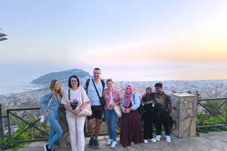 Alanya: All in 1 Mix Tour, Cave, Boat, Cable Car and Castle City of Side&Alanya:Boat&Bazaar tour with Cable car Ticket