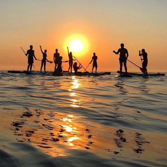 Barcellona: Esperienza di paddle surf all&#039;alba e al tramonto