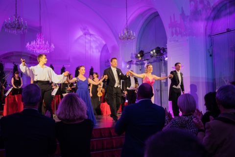 Viena: visita nocturna al palacio de Schönbrunn, cena y concierto