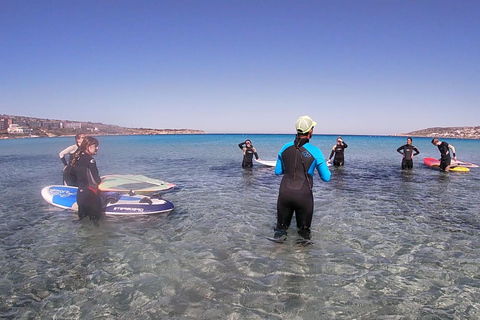 Mellieha: Windsurfles voor beginners