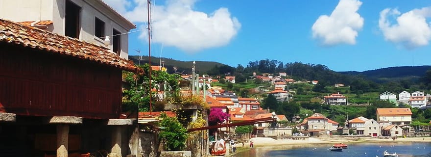 Rías Baixas : Visite guidée d'une journée depuis Santiago avec tour en bateau