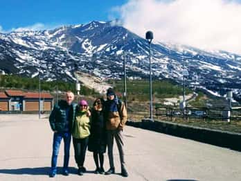 From Taormina, Naxos, & Letojanni: Mount Etna Half-Day Trip