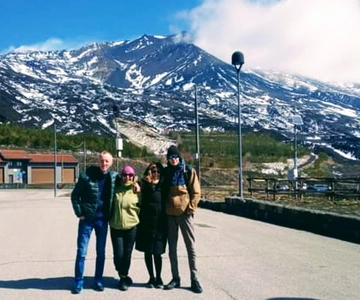 From Taormina, Naxos, & Letojanni: Mount Etna Half-Day Trip