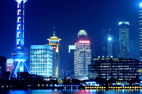 Shanghai: Oriental Pearl Tower Entry & Glass Skywalk Oriental Pearl Tower: Revolving Buffet & Two-Sphere Ticket