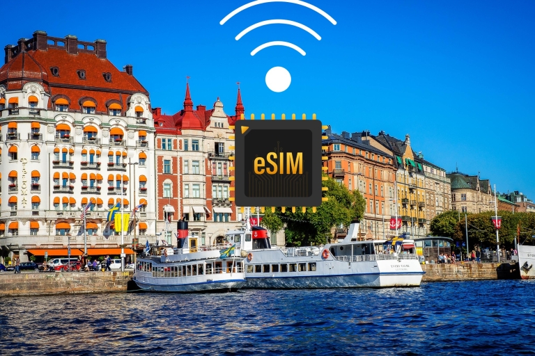 Stockholm: eSIM Internet Data Plan voor Zweden 4G/5GZweden: 1GB 7Dagen