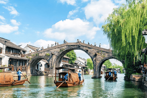 From Shanghai: Zhujiajiao Water Town Day Trip with Boat Ride