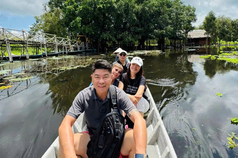 Desde Ciudad Ho Chi Minh: Excursión Ecológica de un Día al Pueblo Flotante de Tan Lap