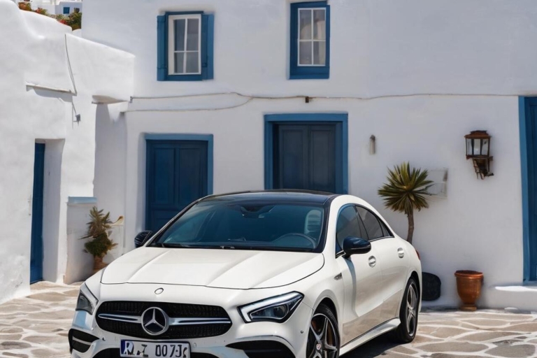 Private Transfer: Mykonos Airport to your hotel with Sedan
