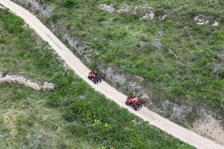 SPLIT(Podstrana):Tour guidato in ATV Gornja Podstrana e cavalliTOUR DEL DOPPIO CICLISTA