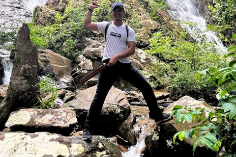 Langkawi Hidden Waterfall Hiking Tour with Thai Island Views