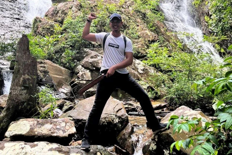Langkawi Hidden Waterfall Hiking Tour with Thai Island Views