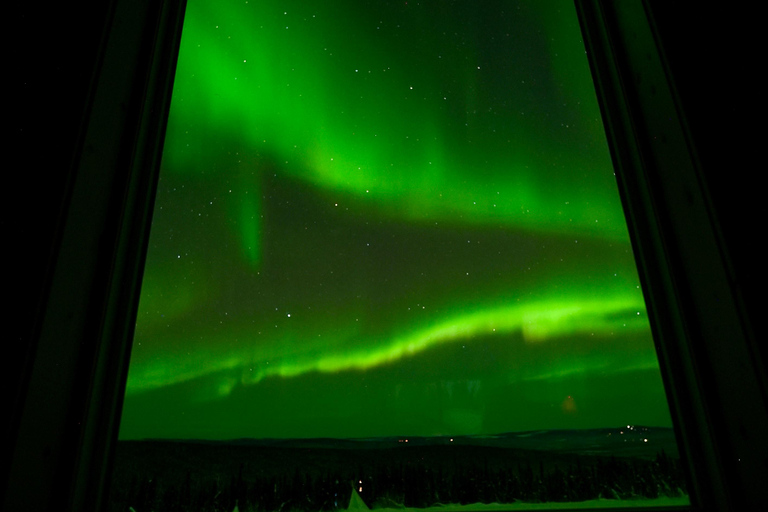 Fairbanks Aurora Camp: Mountaintop 360° Alaskan Cabin