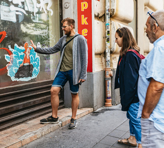 Tour sull'arte di strada a Budapest