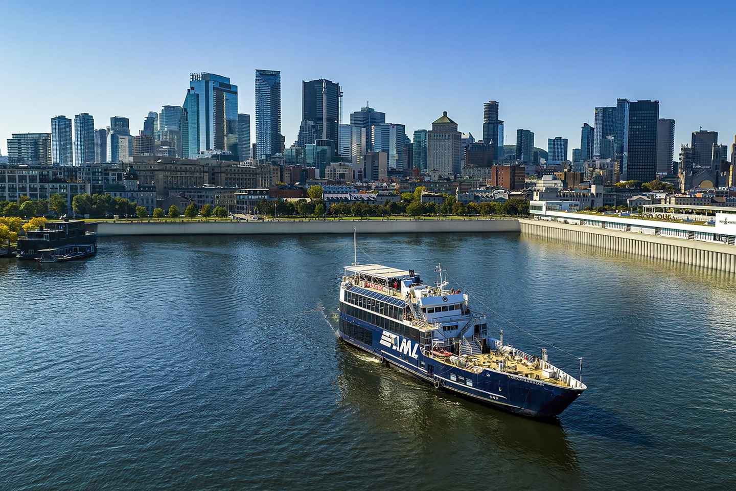 cruise along st. lawrence river with stunning city views