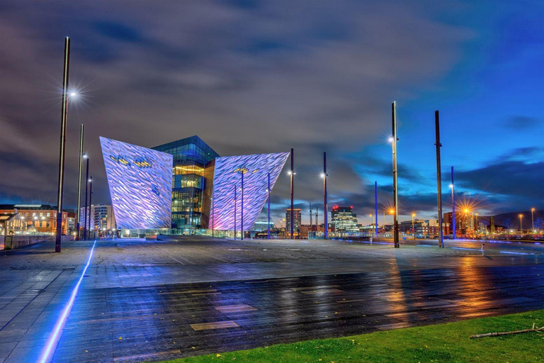 Belfast After Dark: Lights, Murals & Waterfront Views