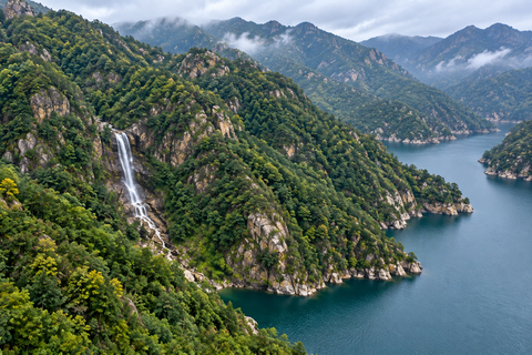 Beijing: Qinglong Gorge Ticket, Boat & BungeeJumping Options Private Car: Ticket + Speedboat