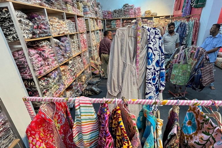 Jaipur: Tuk Tuk Shopping Tour with Art Workshops and Bazaar
