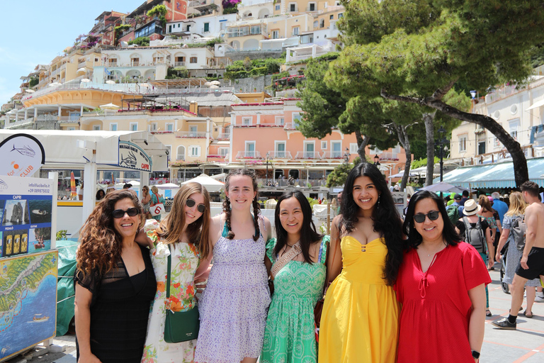 Depuis Rome : Excursion d'une journée à Amalfi et au parc archéologique de Pompéi