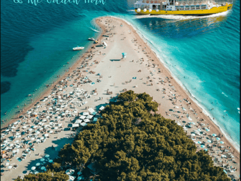 From Omiš: Bol and Golden Horn Beach Boat Trip with Lunch