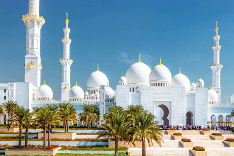 Dubai: Sheikh Zayed-moskee &amp; SeaWorld-toegang met transferDubai: Sheikh Zayed-moskee en SeaWorld, inclusief vervoer