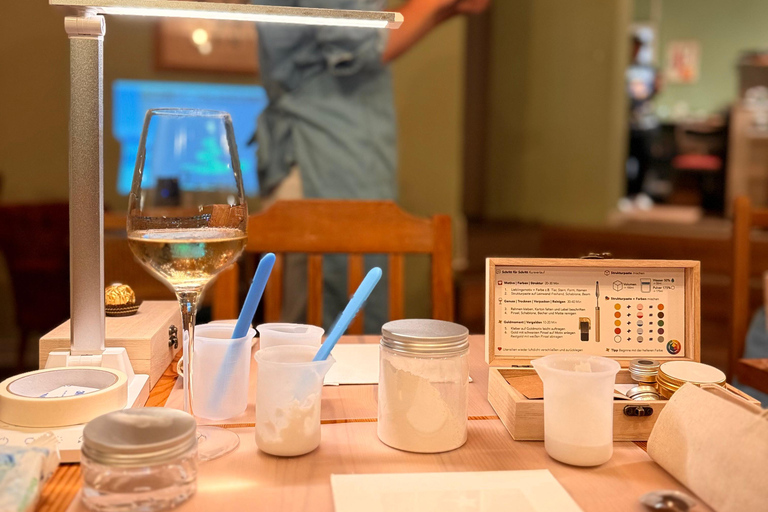 Frankfurt | Gold-textured art on canvas, framed with wine & music Frankfurt | Structural Art with Gold on Canvas, framed with Wine & Music