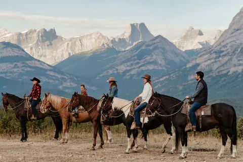 Alberta: Ridge Ride Horseback Trail Ride in Kananaskis