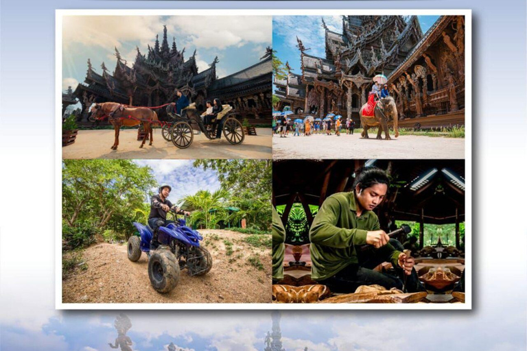 芭堤雅私人一日游：城市观光和热门景点芭堤雅日落和夜生活之旅：卡巴莱表演和泰式按摩