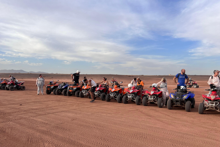 Marrakech : Aventure en quad dans la palmeraie et à Jbilat