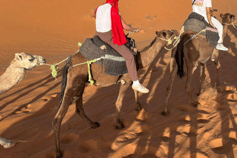 From Marrakech: 4-Day Camel Ride & Sahara Camp Experience From Marrakech : 4 days desert group tour (luxury camp)