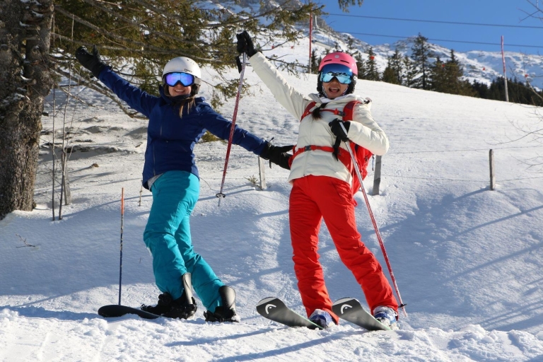 Szwajcaria: Prywatna jednodniowa wycieczka narciarska dla każdego poziomu6-godzinna wycieczka półdniowa