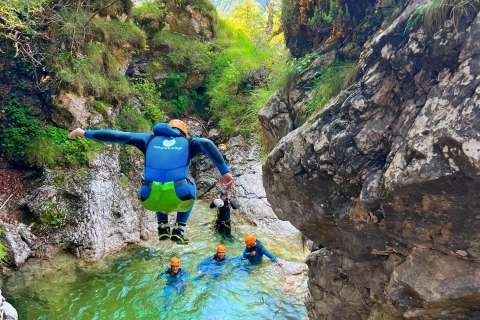 Bovec: 4-Hour Canyoning Adventure Bovec Accommodation Pickup Option