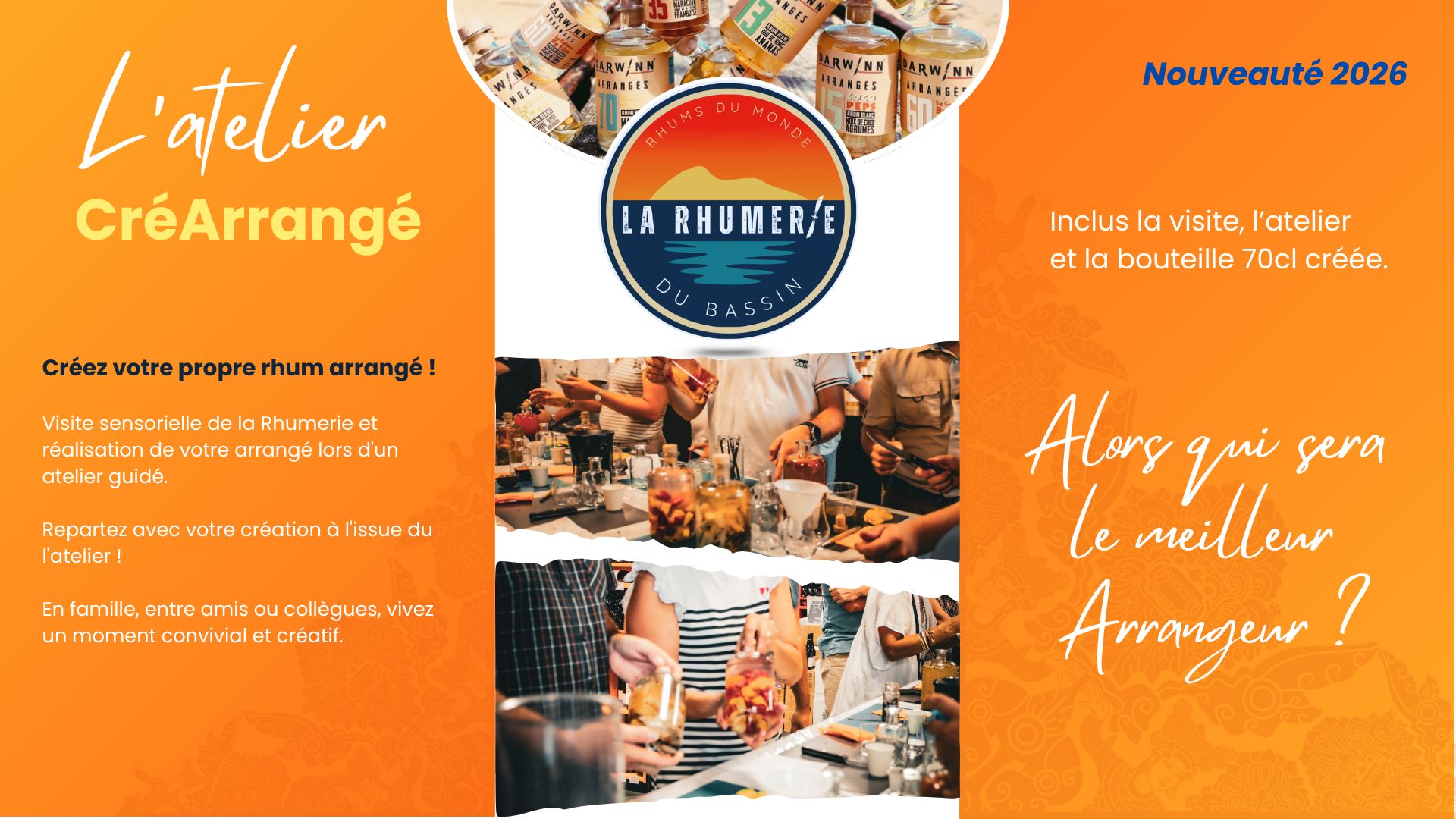 La Teste-de-Buch: Workshop zur Kreation eines Rhum Arrangé + Besichtigung der Rumdestillerie