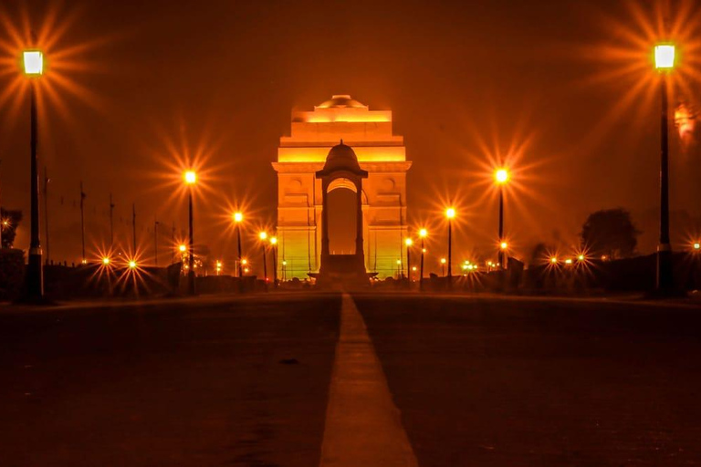 Vanuit Delhi: Nachtleven Tour met eten en drinken