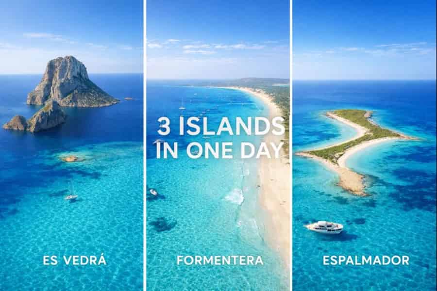 San Antonio: Es Vedrà, Formentera-Tour mit Essen und Getränken. Foto: GetYourGuide