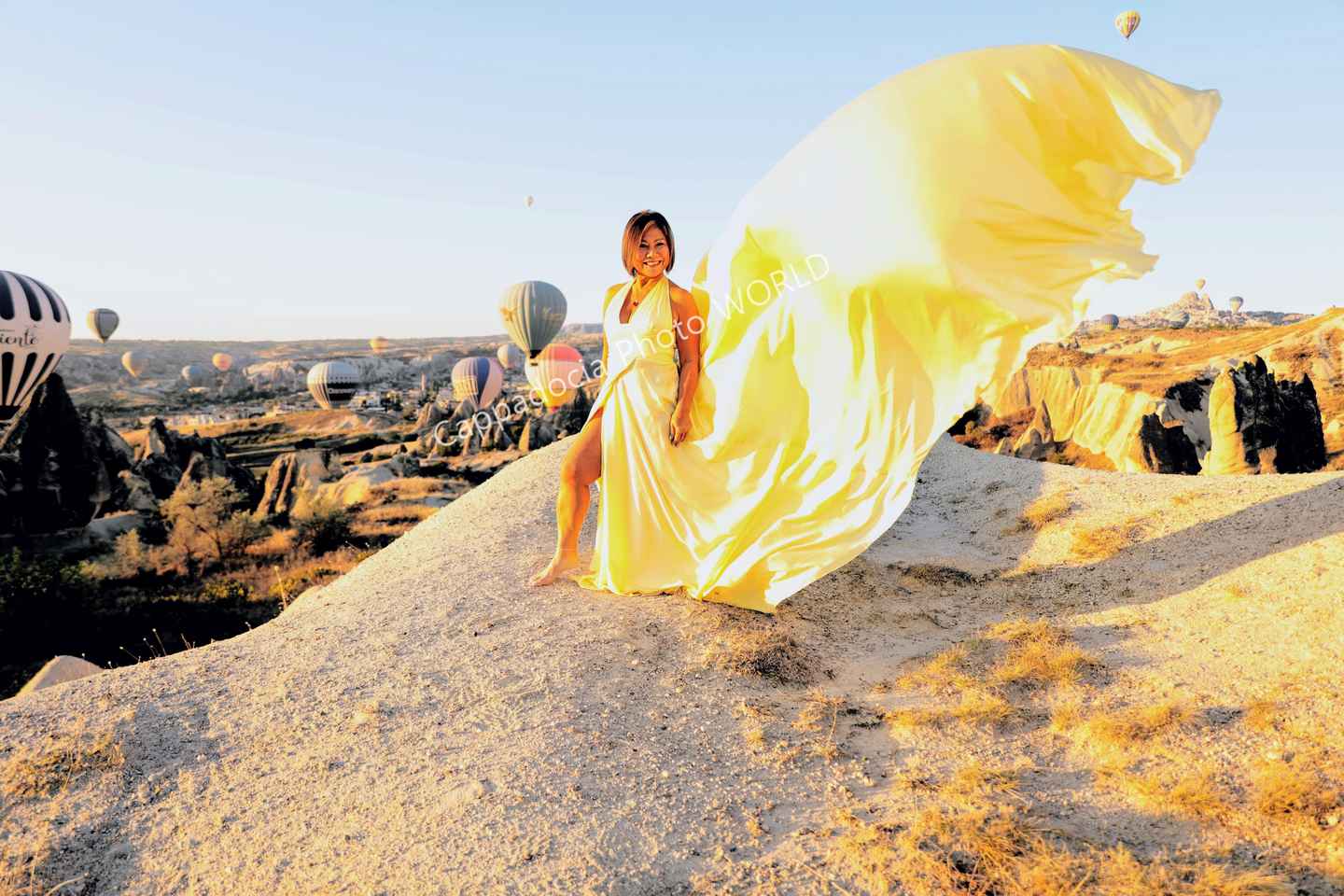 Cappadocia Photoshoot with Flying Dress