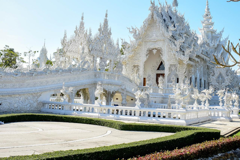 Chiang Mai to Chiang Rai Famous Temples Journey with Buffet Chiang Rai White,Blue,Black Temple+Buffet and Hotel Pick Up