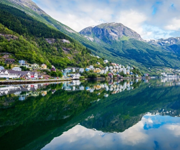 Hardangerfjord Lunch at Cider Farm, Coffee at historic Hotel