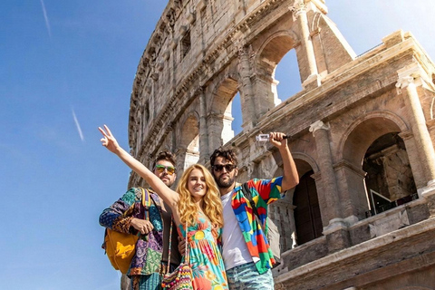 Rome: Colosseum, Roman Forum, and Palatine Hill – Ticket and Tour Hosted Entry Ticket to the Colosseum with Audio Guide