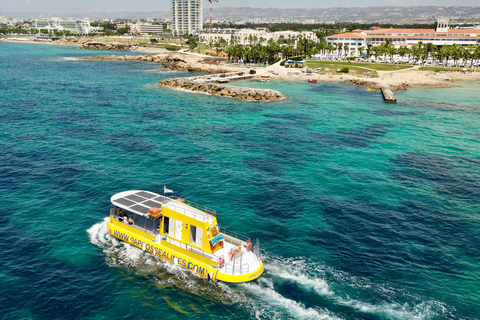 Pafos: Crucero a nado de 2 horas con observación de tortugas y bebidas