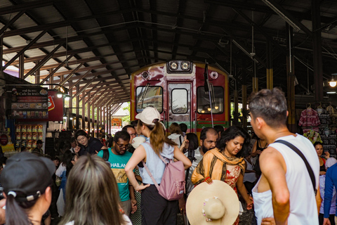 Bangkok: Floating Market, Grand Palace, Wat Pho and Wat Arun Hotel Pick-Up (Tour ends at Wat Pho)