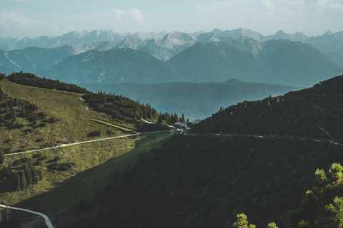 Pick-up from Munich: Sunset over-night hike Bavarian Alps spring&summer-26