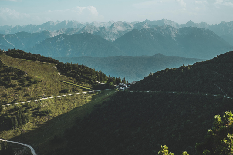 Pick-up from Munich: Sunset over-night hike Bavarian Alps spring&summer-26