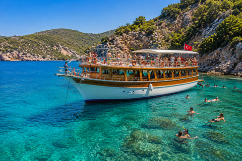Kusadasi: Aegean Sea Relaxing Boat Trip with Lunch with Meeting Point
