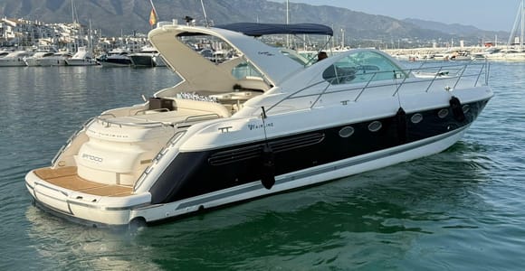 Marbella: Private 2–8-Hour Cruise on a Fairline Targa 30, 37, or 48 Yacht