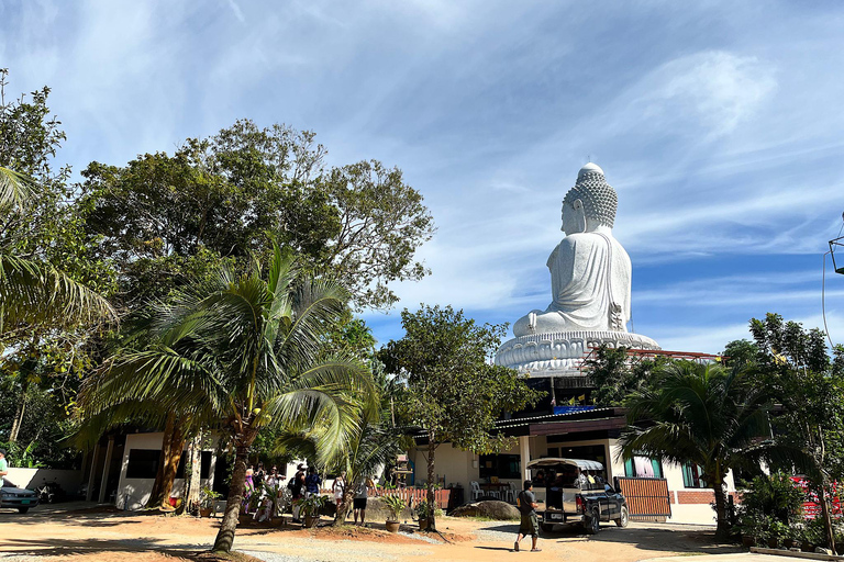 Halve dag Phuket Uitzichtpunt Grote Boeddha Wat Chalong Groep Tour