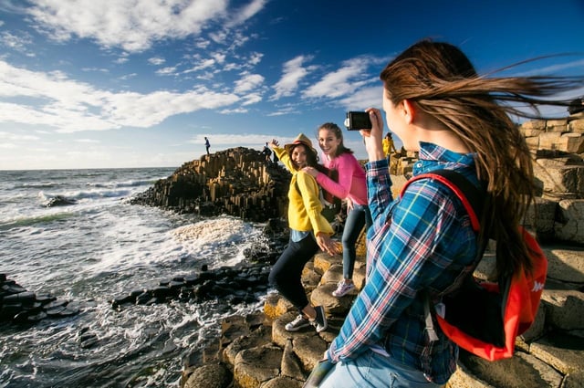 From Dublin: Giant&#039;s Causeway, Dark Hedges, &amp; Titanic Tour